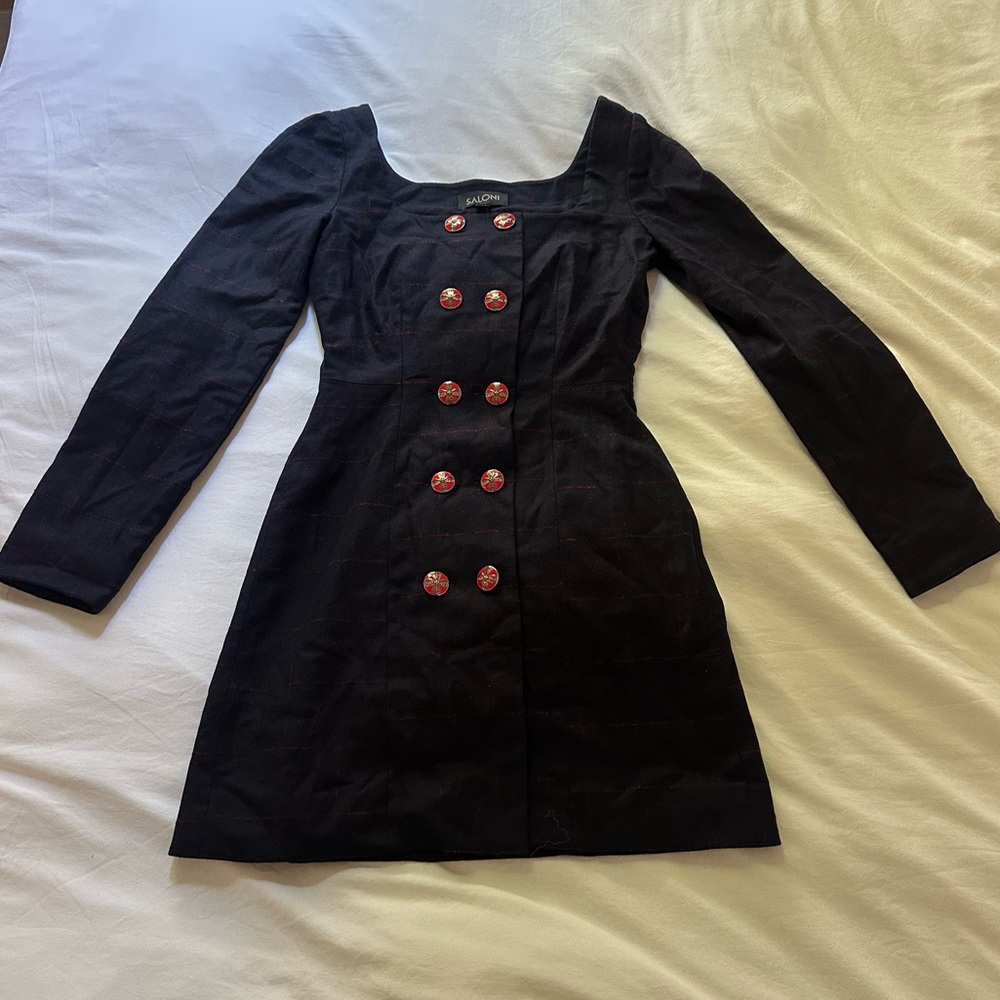 Saloni wool dress